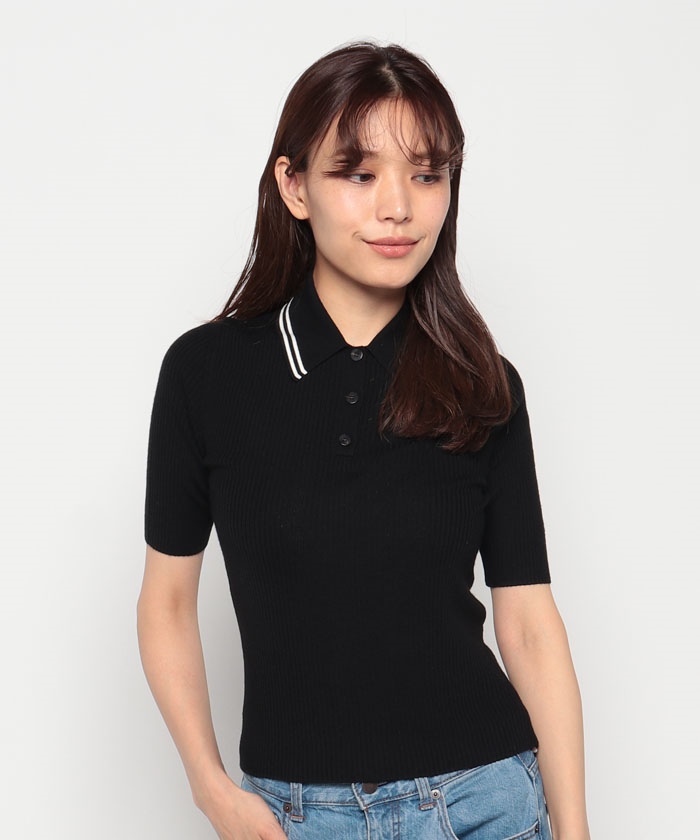 ニットポロシャツ REGAL WOOL TIPPED RIB POL(505338852