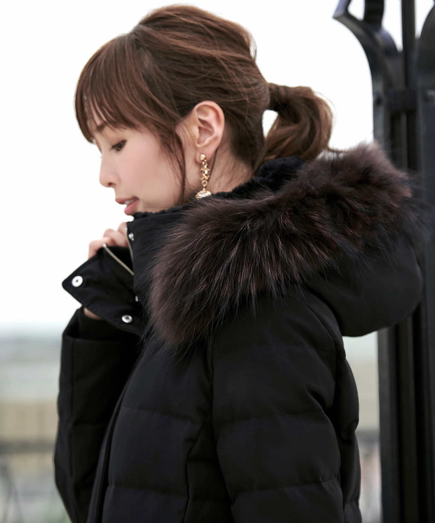 ルイルエブティック RUIRUE BOUTIQUE ラクーンファーサイド