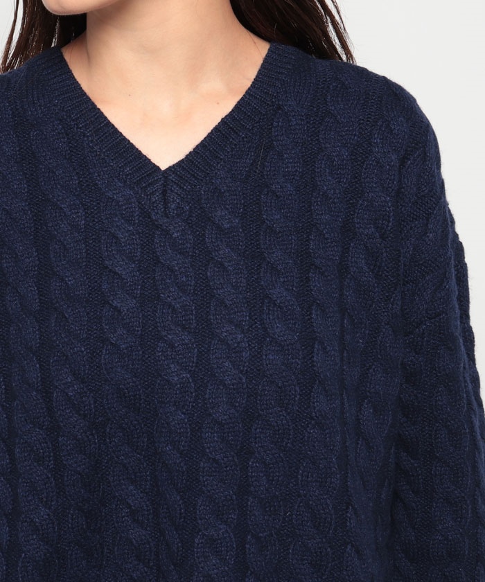 【リーバイスアウトレット】クロップド セーター ネイビー NIGHTWATCH BLUE セール】Levi's/リーバイス クロップド セーター ネイビー