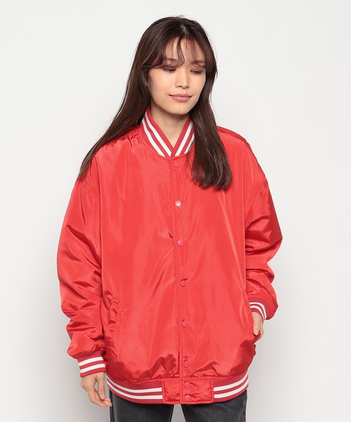 セール】GOLD TAB ベースボールジャケット レッド MARS RED