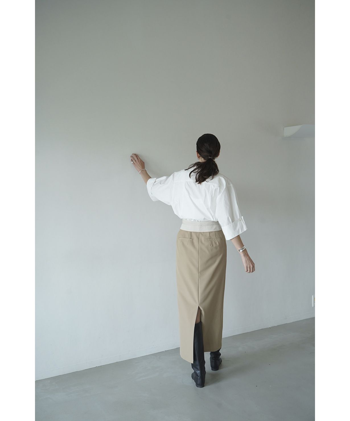 CLANE（クラネ）の「DEEP SKIPPER OVER SHIRT（シャツ/ブラウス