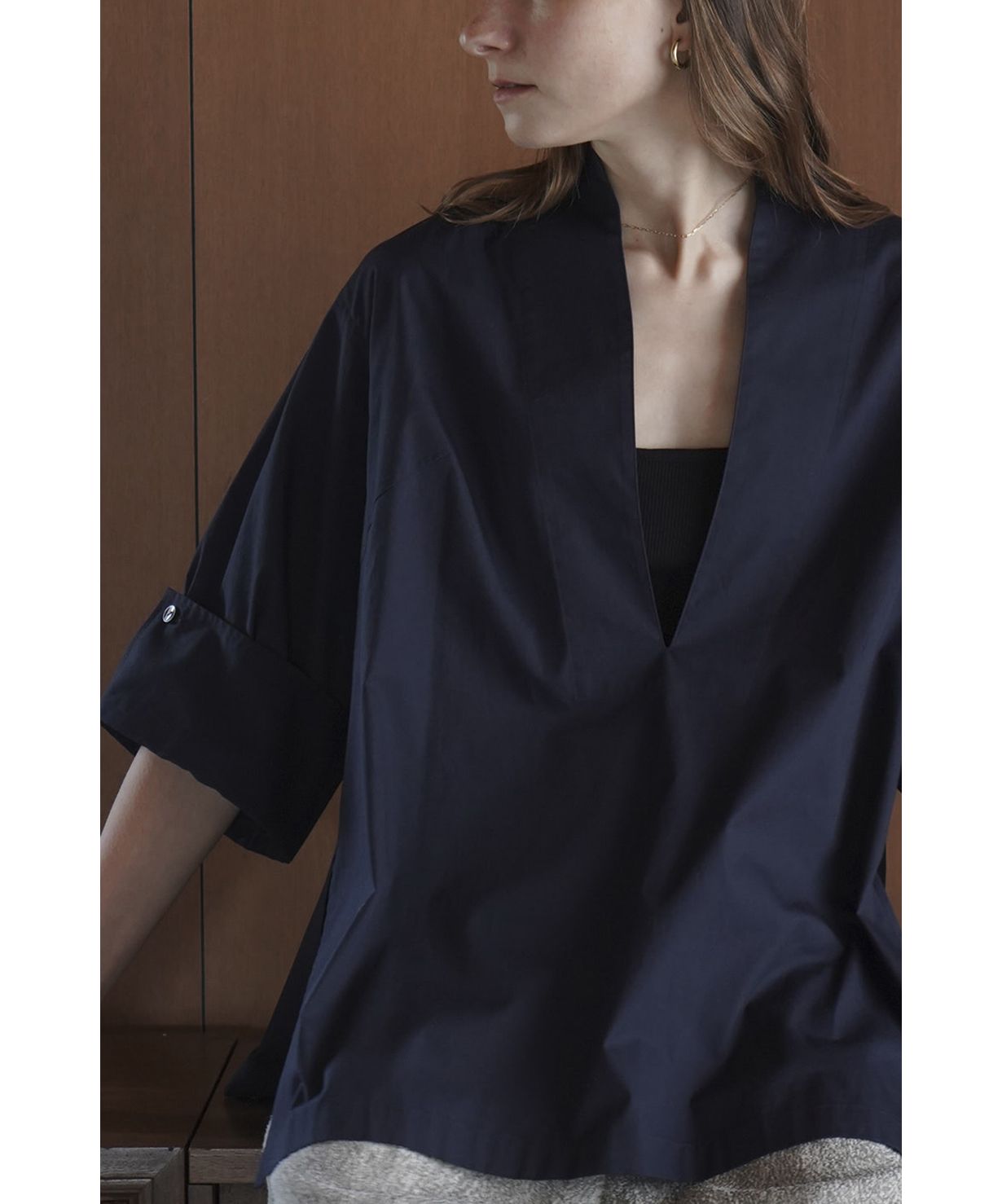 セール】DEEP SKIPPER SHIRT(505456903) | クラネ(CLANE) - d セール】DEEP SKIPPER SHIRT(505456903) | クラネ(CLANE) - d