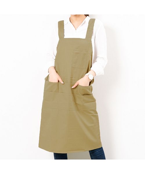 セール 21%OFF】ポケットたくさん エプロン(503798578) | バック