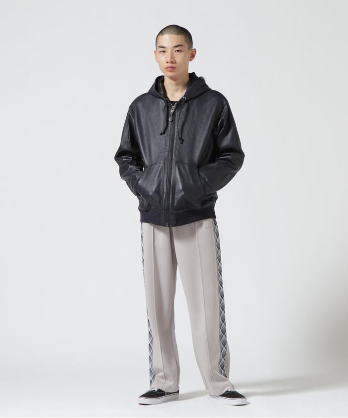 schott LEATHER FULLZIP PARKAフルジップレザーパーカー Amazon.co.jp: [ショット] LEATHER FULLZIP PARKA レザー