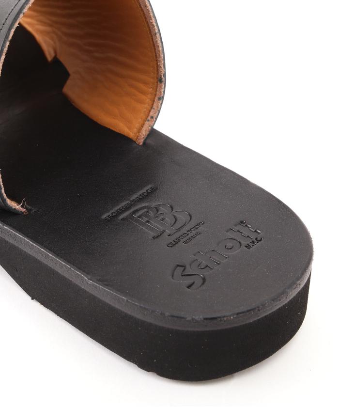 【美品・限定別注】Brother Bridge ／Schott レザーサンダル 限定別注】BROTHER BRIDGE／ブラザーブリッジ