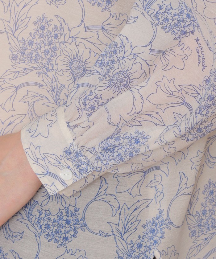 セール】【BIBURY FLOWER】ラインバイブリーブラウス(505444631