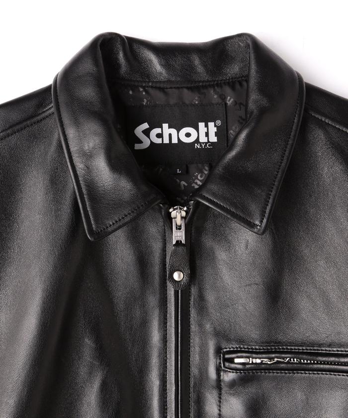 LEATHER TRACKER JACKET/レザートラッカージャケット(505459873