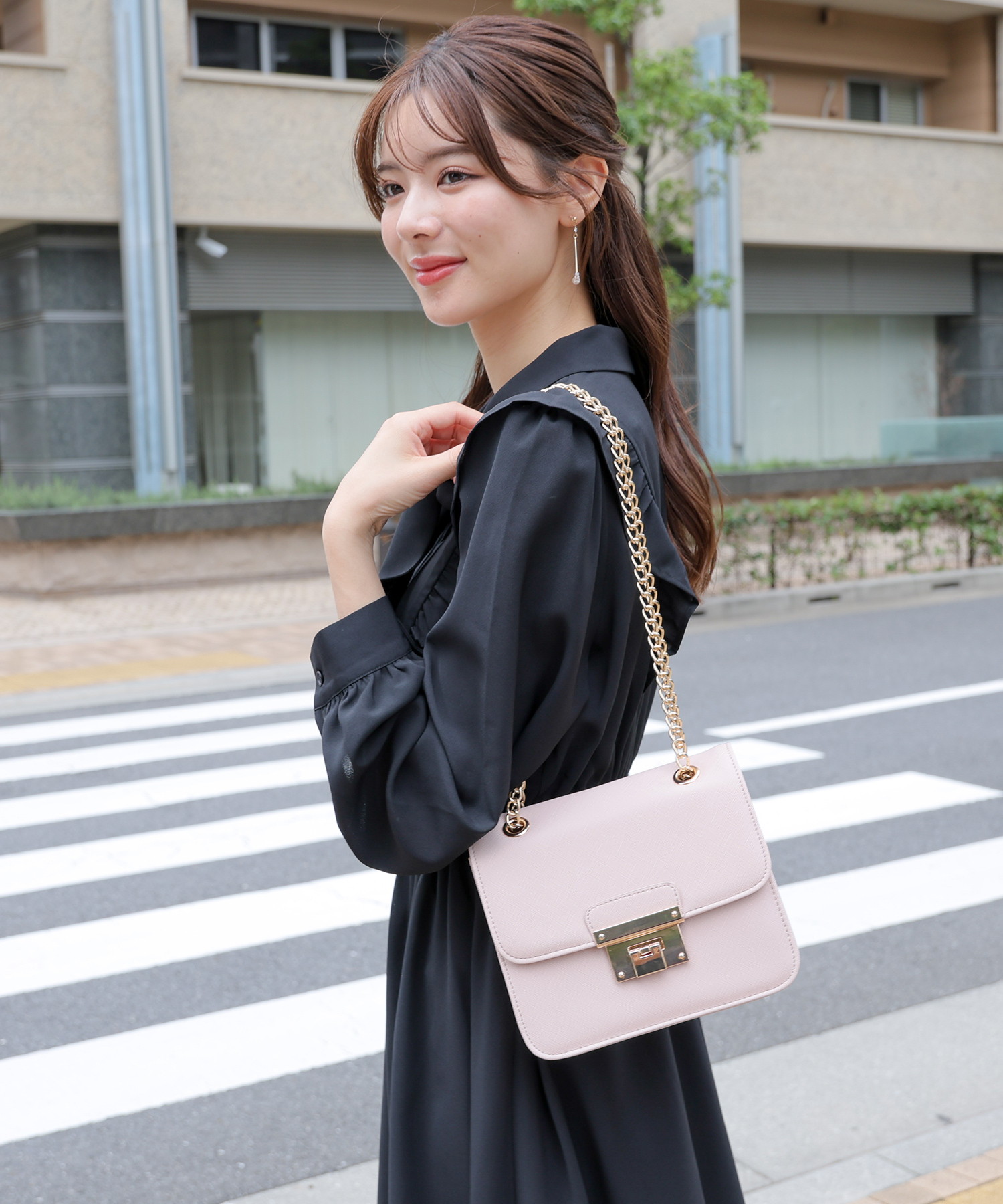 クーポン】【セール5%OFF】ハニーズ Honeys チェーンショルダー