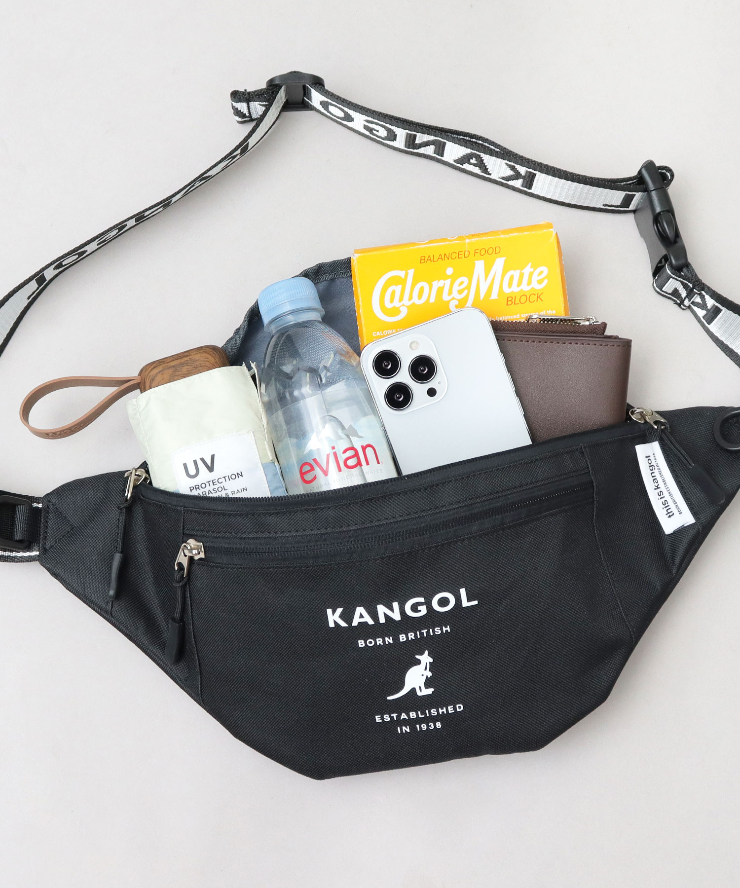 カンゴール KANGOL ウェストポーチ ウェストバッグ ボディバッグ