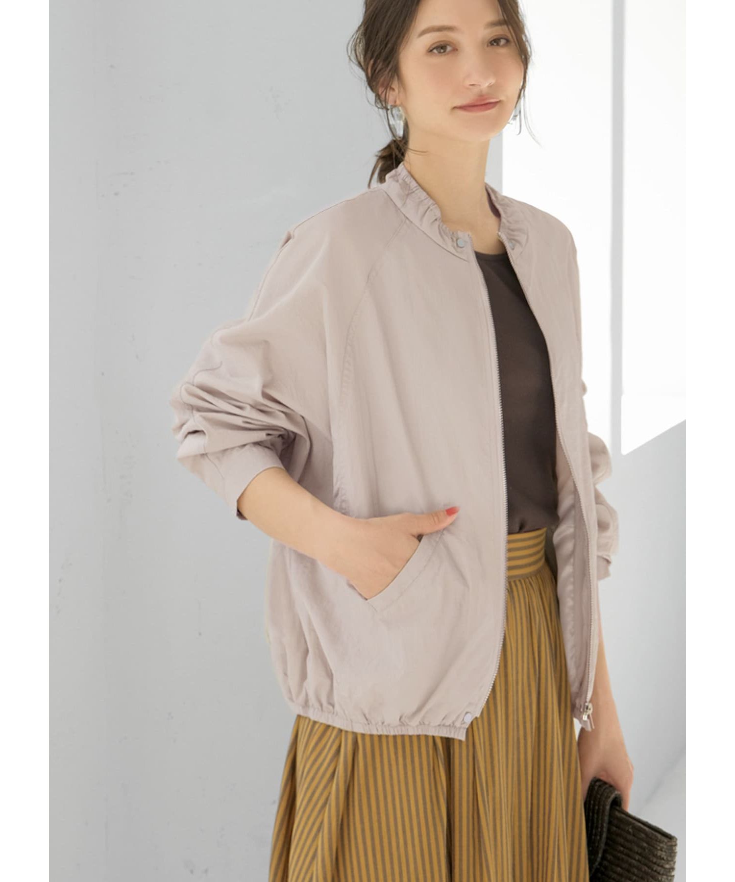 豊富な商品から スタイルデリ STYLE シワ加工ライトブルゾン(505462324 DELI ブルゾン