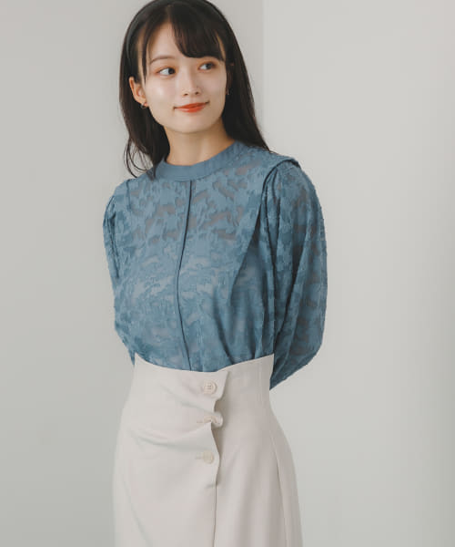 セール 50%OFF】ジャガードブラウス(505463867) | センスオブ