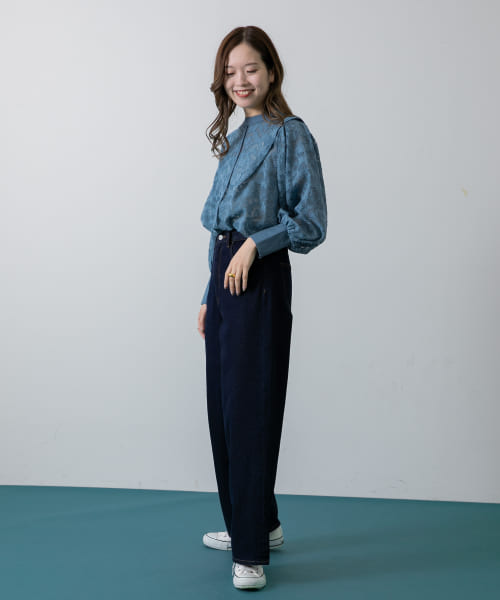 セール 50%OFF】ジャガードブラウス(505463867) | センスオブ