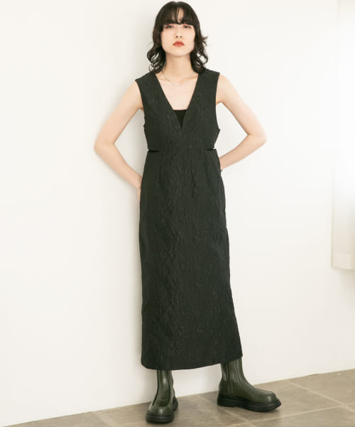 セール 30%OFF】サイドオープンジャガードワンピース(505463898