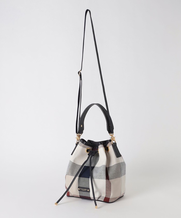 定番 ブルーレーベルクレストブリッジ 2way 巾着 ショルダーバッグ コロン BLUE LABEL ブルーレーベル 巾着 コロンバッグ（ブルーレーベル