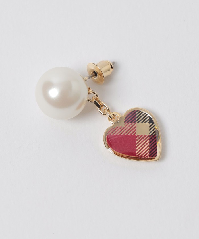 セール 20%OFF】ハートモチーフパールピアス(505450717) | BLUE