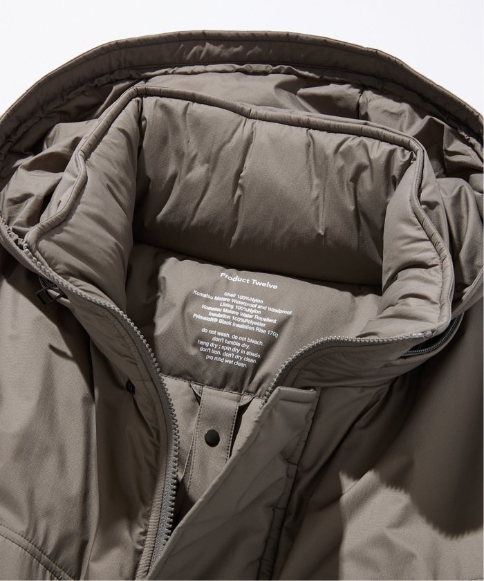 Product Twelve/プロダクト トゥエルブ】別注 Primaloft Puffer jacket