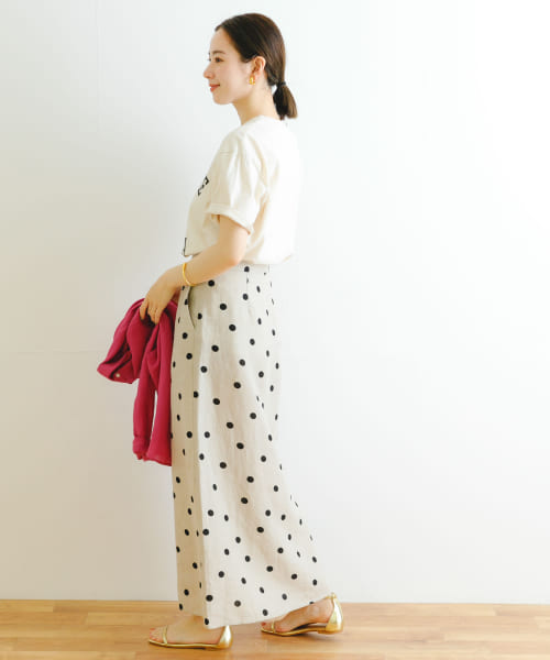 セール 40%OFF】ランダムドットリネンスカート(505287577) | アーバン