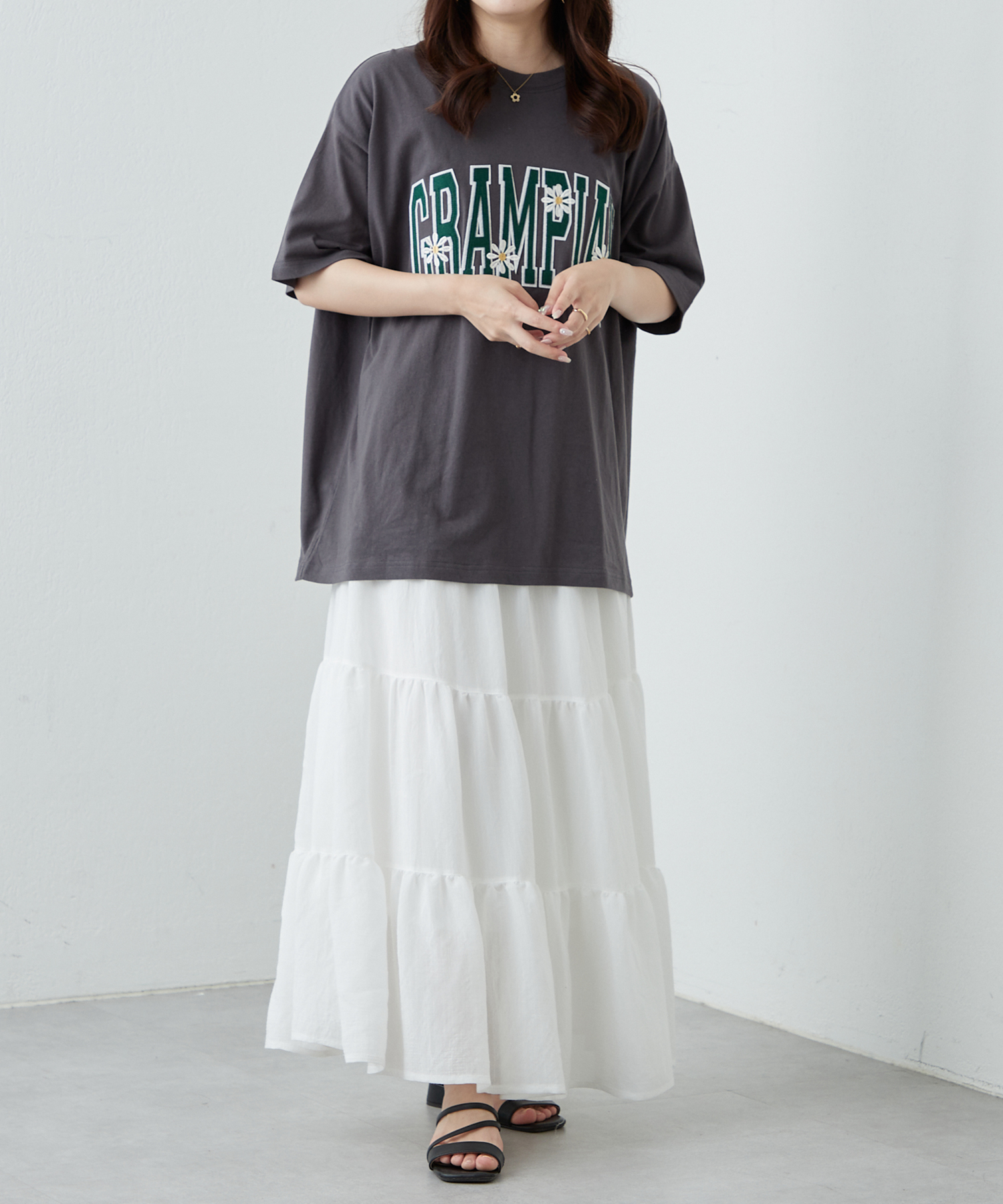 F/CE，DIGAWELコラボ　ショートスリーブワークシャツ オリーブ Steven Alan＞ ウォッシャブル キュプラ レギュラーカラー