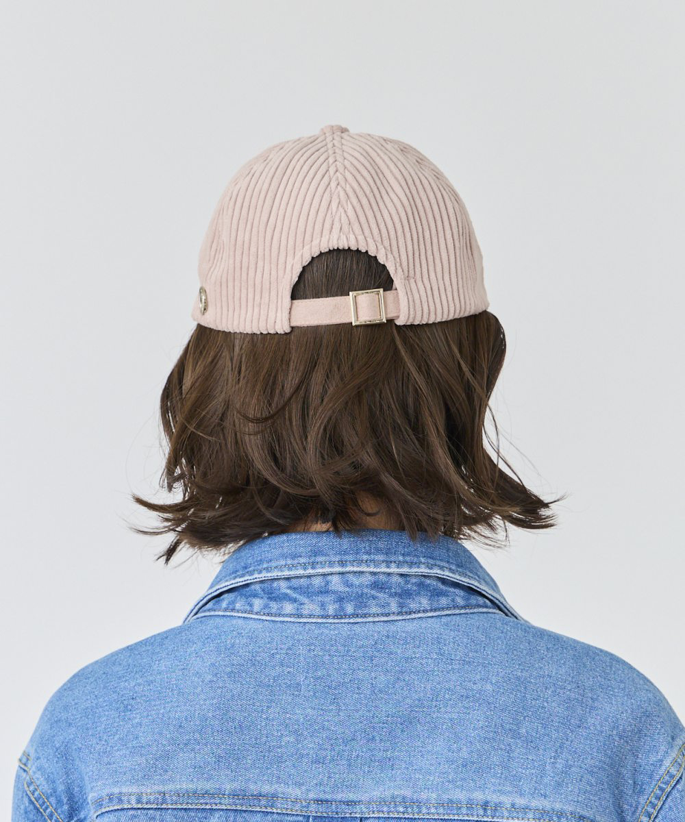 Chapeau d' O Mid Corduroy Emb Cap(505466376) | Chapeaud'O(Chapeaud