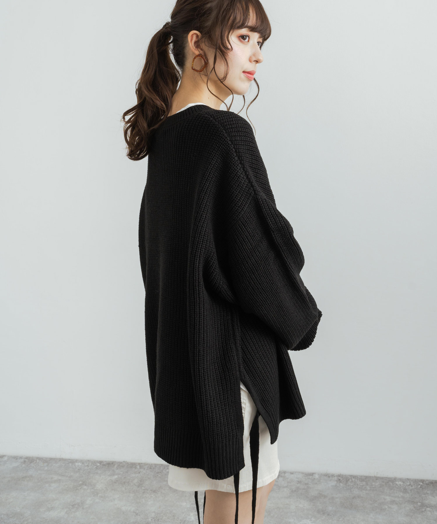 売れ筋商品|||カーブデザイン ニット&セーター アウター レディース Monroe Sweater - Women's Navy ロッキーモンロー Rocky Monroe ニット カーディガン メンズ