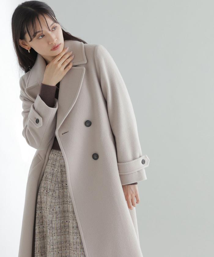 セール 30%OFF】ビッグカラーダブルチェスターコート23AW セール 30%OFF】ビッグカラーダブルチェスターコート23AW
