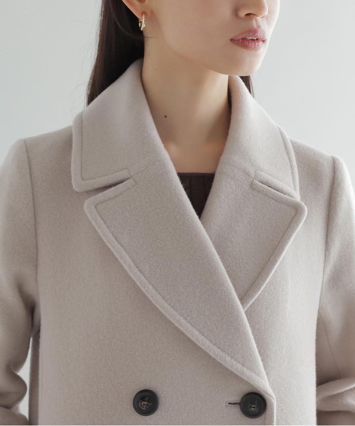 セール 30%OFF】ビッグカラーダブルチェスターコート23AW セール 30%OFF】ビッグカラーダブルチェスターコート23AW