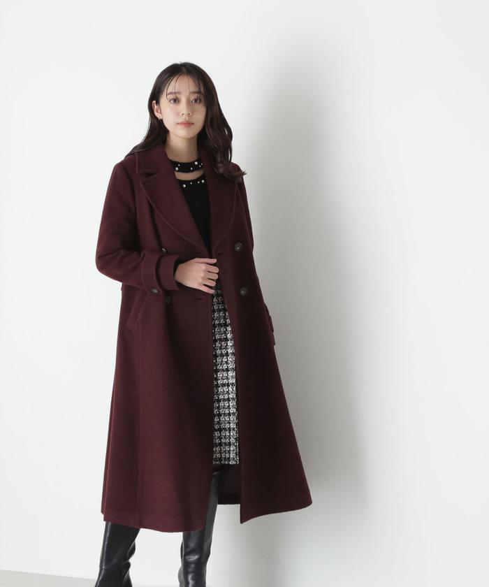 セール 30%OFF】ビッグカラーダブルチェスターコート23AW