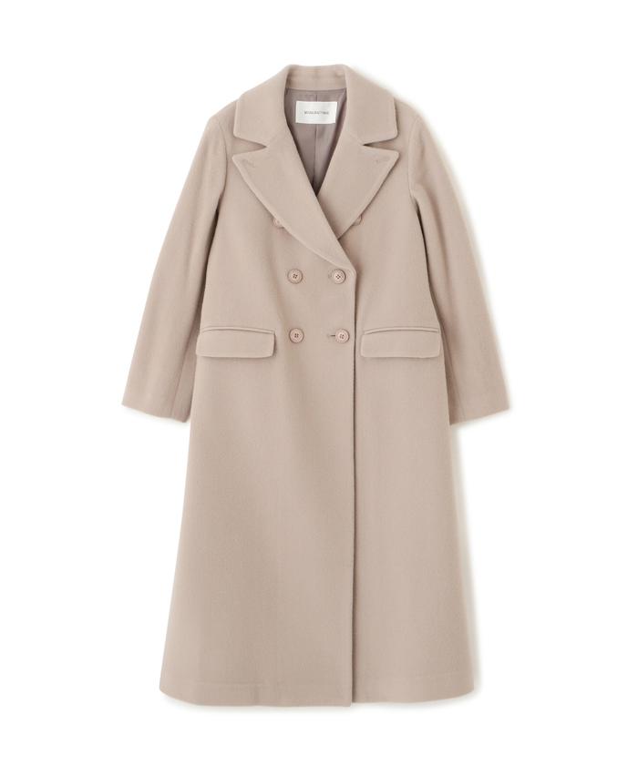 誠実 ナチュラルビューティーベーシック(NATURAL | 50%OFF】ダブルチェスターモッサコート23AW(505430138) セール BEAUTY fashion d - BASIC) ジャケット・アウター