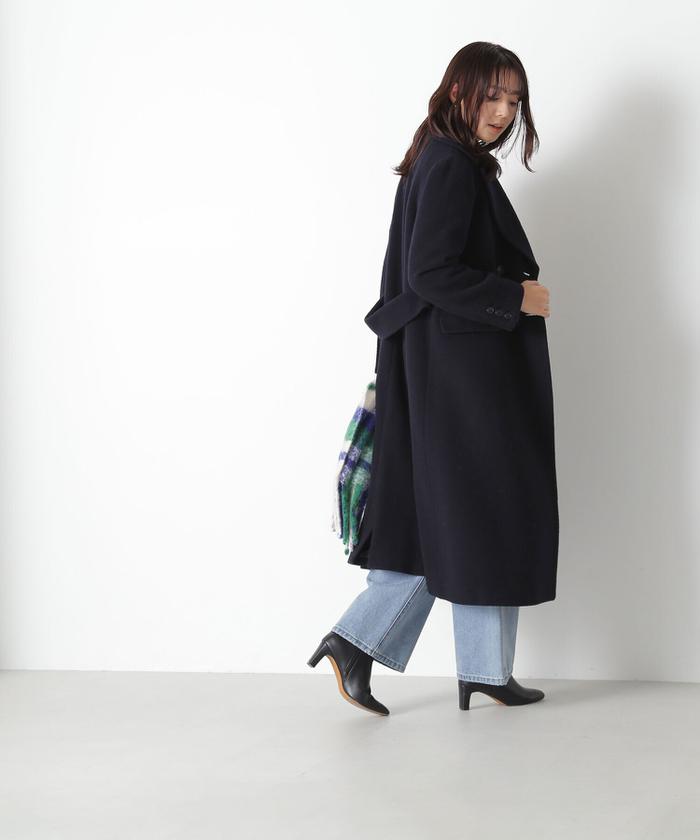 セール 50%OFF】ダブルチェスターモッサコート23AW(505430138