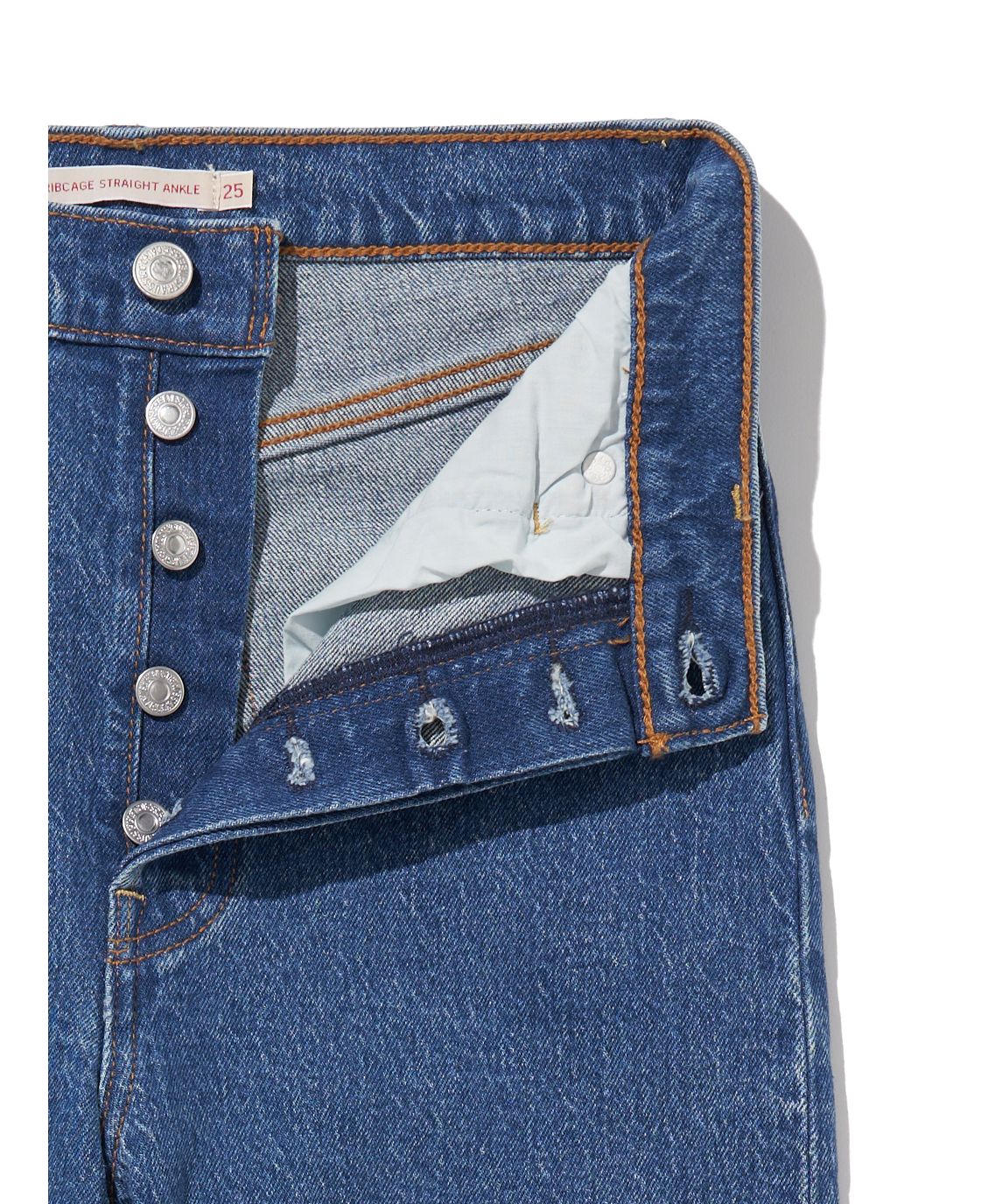 LEVI'S 別注RIBCAGE STRAIGHTハイウエスト ストレートデニム リーバイス/Levi's RIBCAGE ハイウエスト ストレート ANKLE