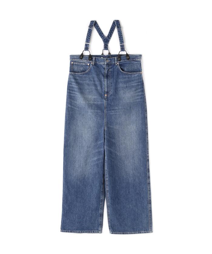 RHODOLIRION/ロドリリオン 5POCKETS SUSPENDER PANT DENIM
