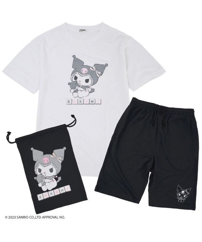 最先端 クーポン】サンリオ ハーフ Tシャツ サンリオ クロミ Sanrio ルームウェア・パジャマ