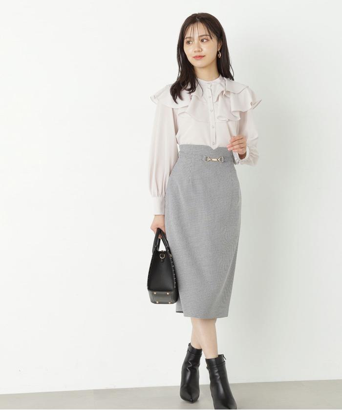 楽天市場】【SALE／10%OFF】スタンドパールブラウス 24AW