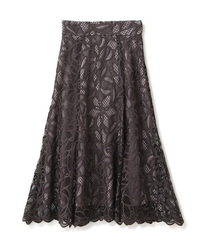 セール 30%OFF】フレアケミカルレーススカート(505469729