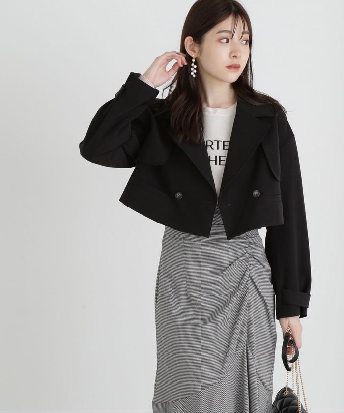 大人モテ最先端♪【Dior】ベルト付き ショートジャケット Christian Dior(クリスチャンディオール) レディース