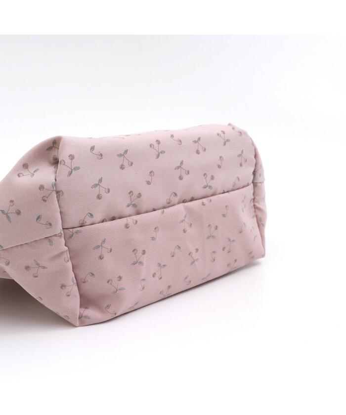 ⭐︎ラブブ⭐︎ Wacky Mart 巾着 Konjac Ball Bag グレー くま・さくらんぼ柄ランチ巾着(505283513) | アプレレクール