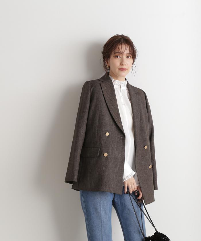 ダブルブレストテーラードジャケット《S Size Line》《WEB限定 ダブルブレストテーラードジャケット《S Size Line》《WEB限定