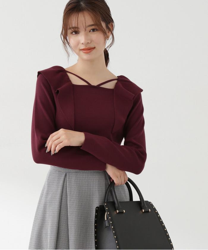 セール 30%OFF】ラッフルニット(505469745) | プロポーション