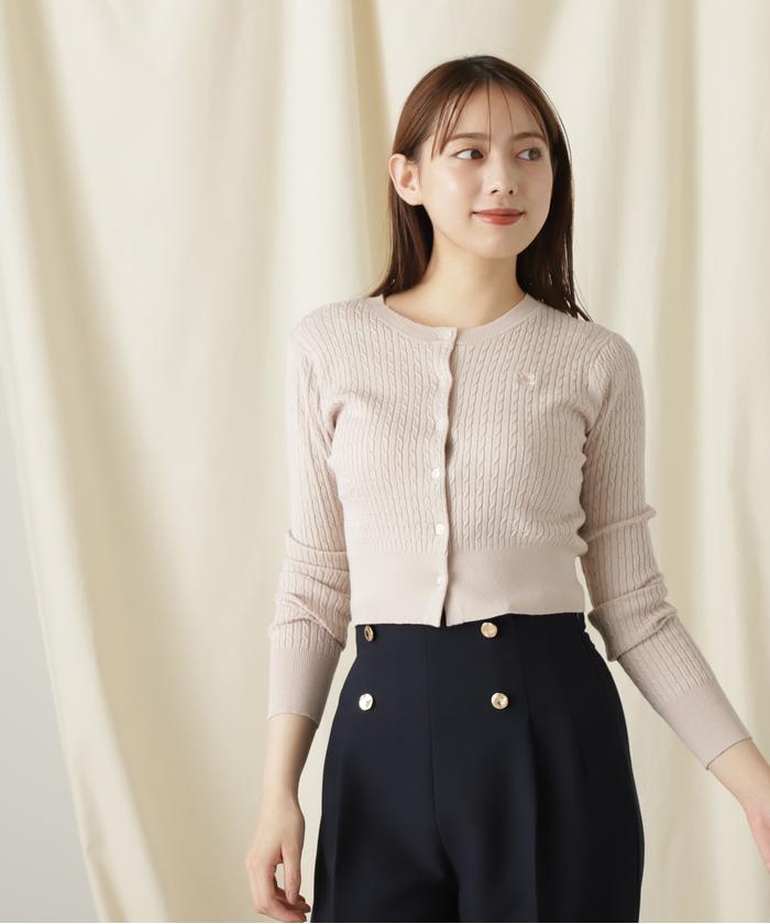 セール 30%OFF】◇ミニケーブルカーデトップス(505469759