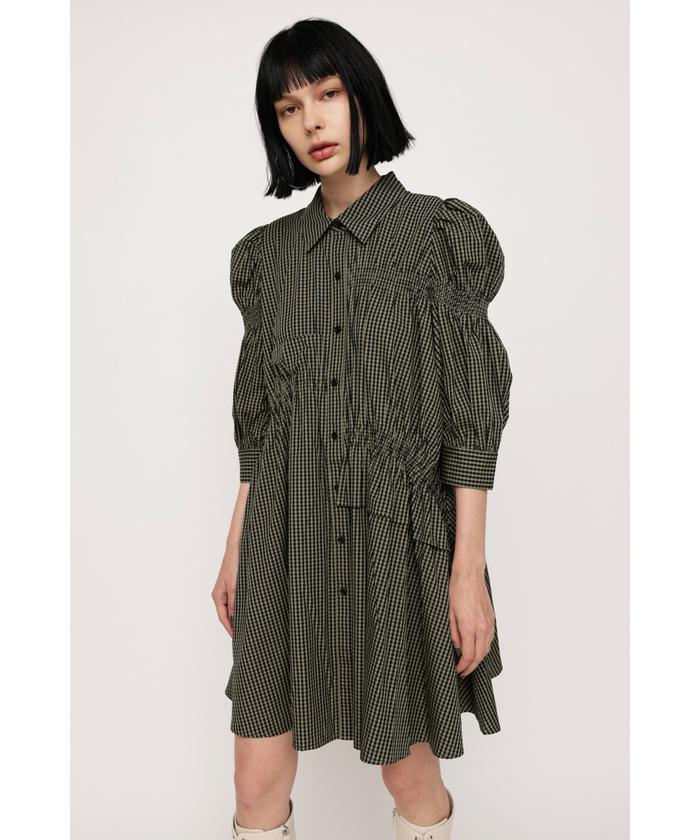 ワンピース [SORDI] Dot Frill Dress LIZ LISA / ドビードットオフショルワンピース 0 ピンク Y-25-07