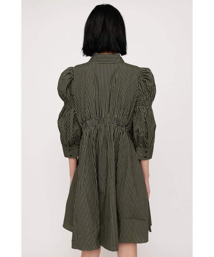 早いもの勝ち【新品タグ付き】Frill A line one-piece frill collar A-line OnePiece ホワイト（frill collar A-line