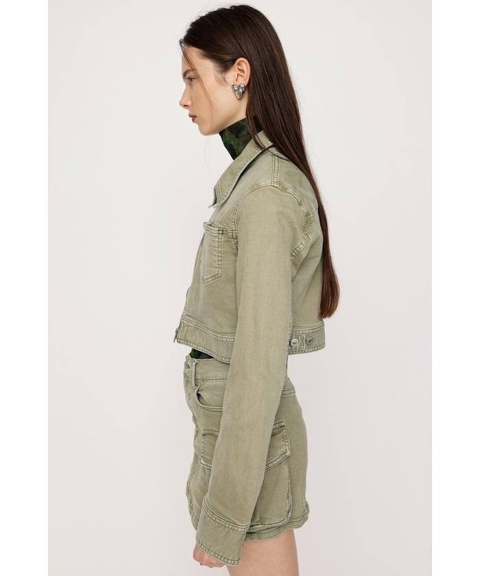 SLY PARCY ZIP UP DENIM JK-E セットアップ PARCY ZIP UP DENIM JK－E(505471421) | スライ(SLY) - d fashion