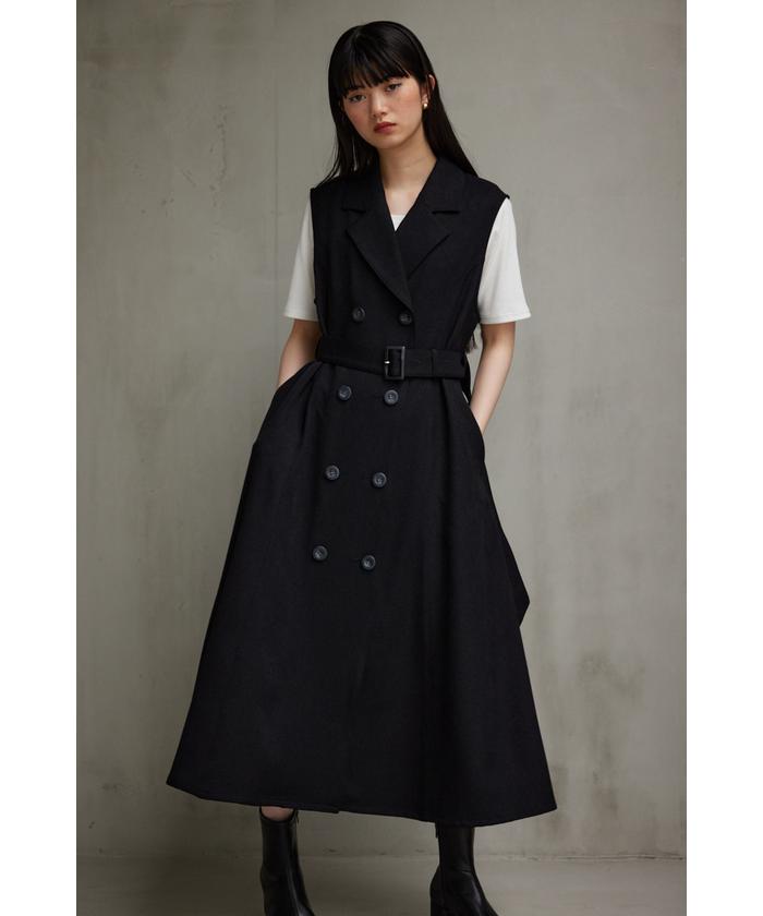 憧れ セール アズール | 30%OFF】トレンチジレワンピース(505471486) ジャケット・アウター