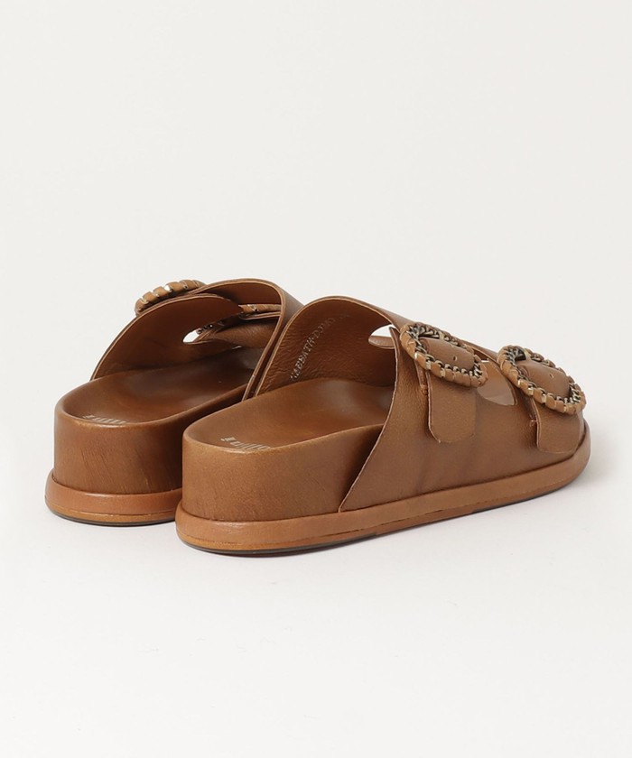セール 70%OFF】【Mollini/モリーニ】チェーンバックルレザーサンダル