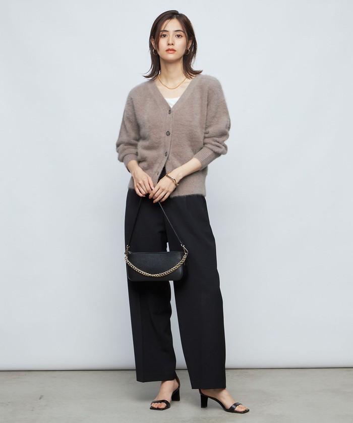 セール 15%OFF】ヘアリーラメ2WAY Vネックカーディガン