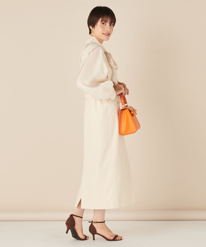 セール 30%OFF】ウォッシャブルツイードライクジャンパー セール 30%OFF】ウォッシャブルツイードライクジャンパー