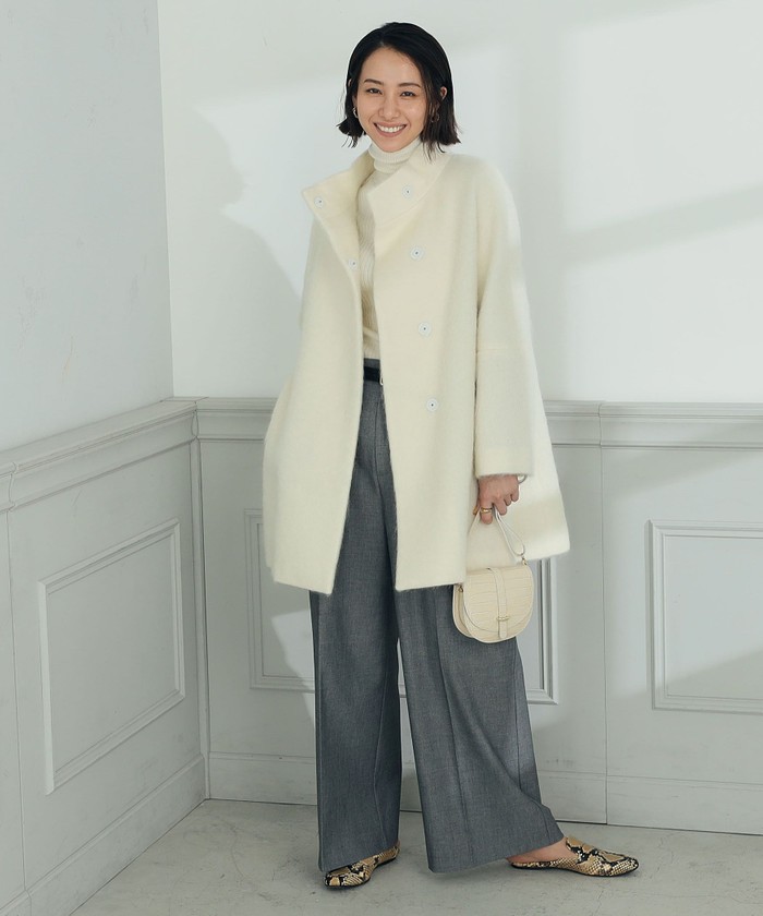 セール 50%OFF】モヘヤシャギーPUREMIUMスタンドコート