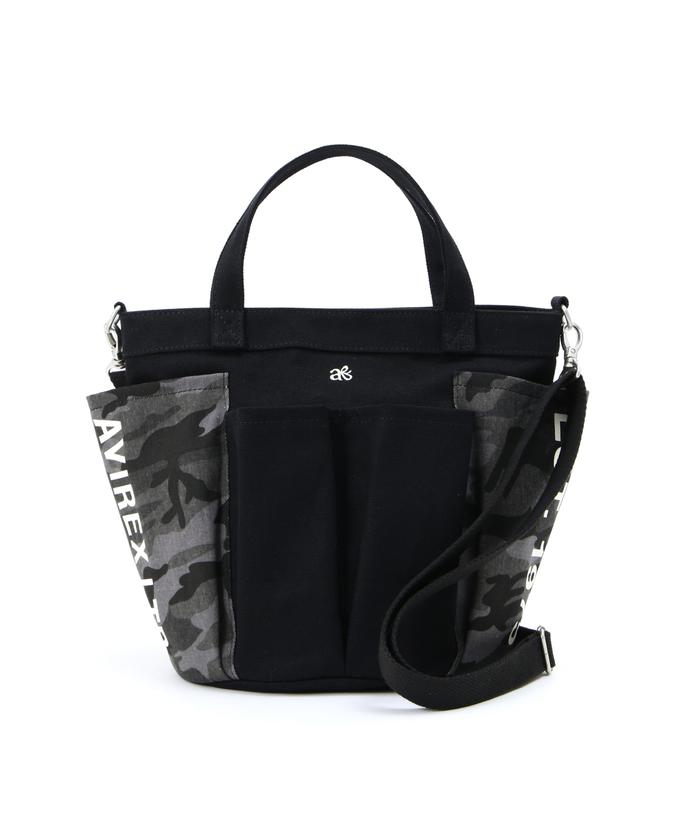 AVIREX ブラック トートバッグ　直営店限定 AVIREX トートバッグ 「直営店限定」HELMET TOTE BAG/ヘルメット