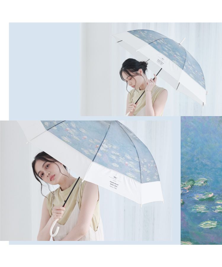 Wpc.公式】［ビニール傘］名画アンブレラ 61cm ジャンプ傘