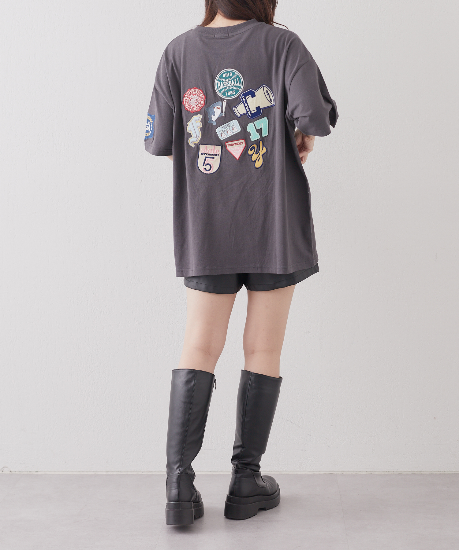 クーポン】【セール 40%OFF】お化けワッペンTシャツ(505466886